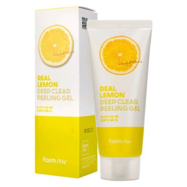 FarmStay Real Lemon Deep Clear Peeling Gel 100ml